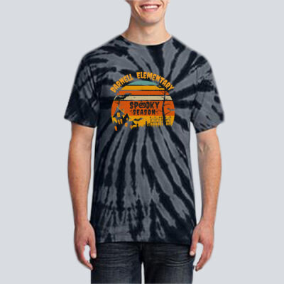 Adult Tie-Dye T-Shirt - Fall - Haunted House  Thumbnail