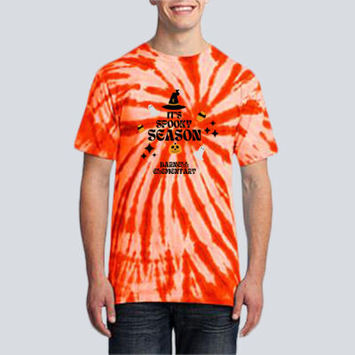 Adult Tie-Dye T-Shirt - Fall - Its Spooky Season Thumbnail