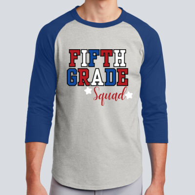 Adult Raglan T-Shirt - Fifth Grade Squad 25-26 Thumbnail