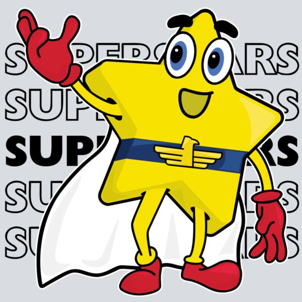 Star with Superstars Background - Black Thumbnail