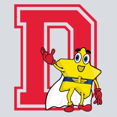 D with Star - Red Thumbnail