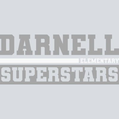 Darnell Elementary Superstars - Grey & White Thumbnail