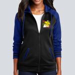 Women's Varsity Full Zip Hooded Jacket - Decorated Thumbnail