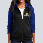 Women's Varsity Full Zip Hooded Jacket - Decorated Thumbnail