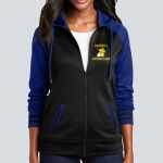 Women's Varsity Full Zip Hooded Jacket - Decorated Thumbnail