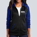 Women's Varsity Full Zip Hooded Jacket - Decorated Thumbnail