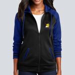 Women's Varsity Full Zip Hooded Jacket - Decorated Thumbnail