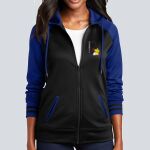 Women's Varsity Full Zip Hooded Jacket - Decorated Thumbnail
