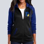 Women's Varsity Full Zip Hooded Jacket - Decorated Thumbnail