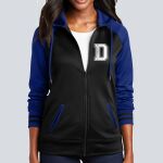 Women's Varsity Full Zip Hooded Jacket - Decorated Thumbnail