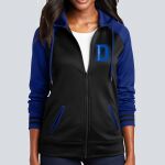 Women's Varsity Full Zip Hooded Jacket - Decorated Thumbnail